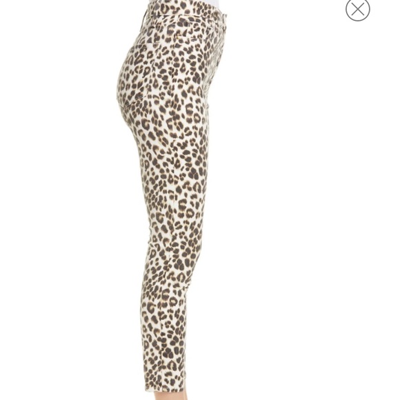 Frame Jeans Ali Leopard Print High Waist Skinny 29 - Picture 4 of 12